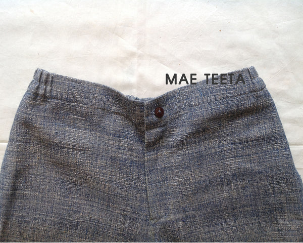 Natural Brown with Indigo Pant