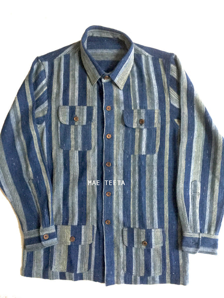 Outer Shirt (Green Indigo)