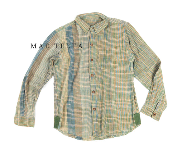 Hemp+Cotton Green Shirt