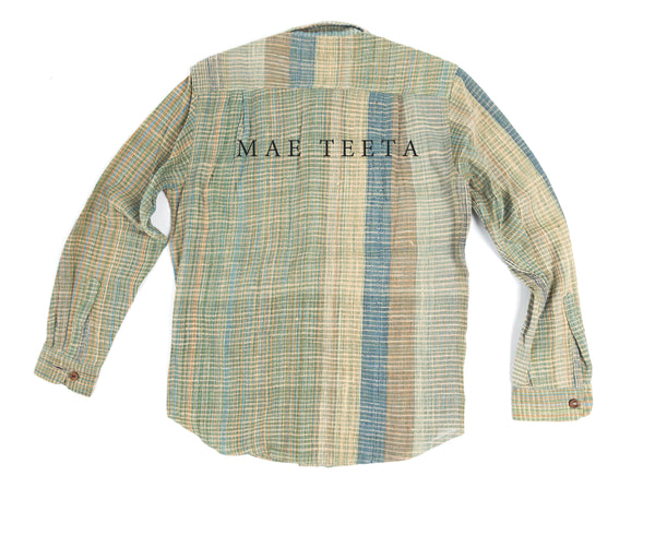 Hemp+Cotton Green Shirt