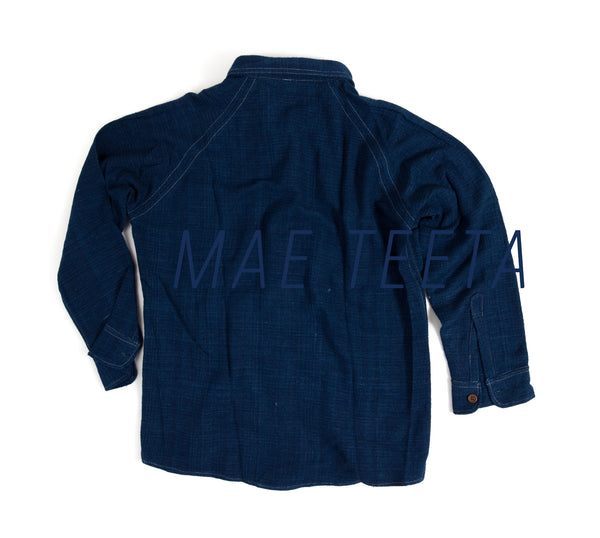 Corduroy Indigo Raglan Shirt