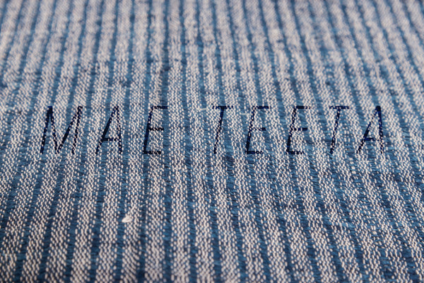 Indigo White Stripe