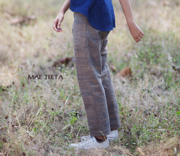 Natural Brown with Indigo Pant